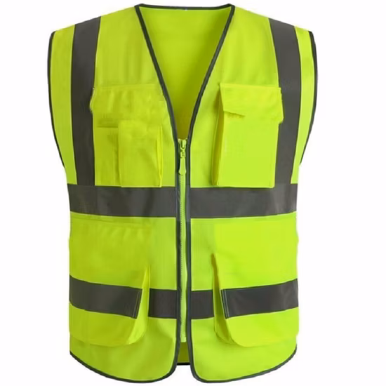 120GSM Polyester Fabric safety Reflective Vest
