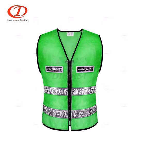 Gilet riflettente di vendita caldo con fascia di cristalli in tessuto a rete